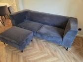 Kokybiška sofa su pufu - nuotraukos Nr. 2