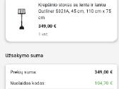 Krepšinio stovas su lenta ir lanku Outliner So21a - nuotraukos Nr. 8