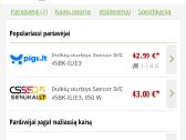 Parduodu dulkiu siurbli sencor svc 45 Bk - nuotraukos Nr. 3