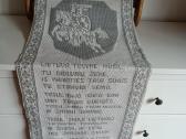 Senovinis rankų darbo himnas su rankšluostine - nuotraukos Nr. 2