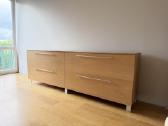 Minimalistinė komoda/sideboard – 240 cm, natūral - nuotraukos Nr. 2