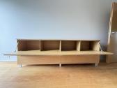 Minimalistinė komoda/sideboard – 240 cm, natūral - nuotraukos Nr. 8
