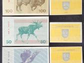 Pilnas 1991 m. talonų su užrašais rinkinys, Unc - nuotraukos Nr. 6