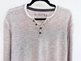 Reserved Henley stiliaus medvilninis megztinis XL - nuotraukos Nr. 2