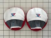 Winning Oval Curved Punch Mitts - Red White - nuotraukos Nr. 7