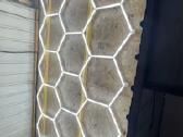 LED šviestuvai Comb 378x230cm (yra 2 vnt.) - nuotraukos Nr. 2