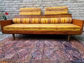 Vintažinė mid century tikmedžio sofa/lova - nuotraukos Nr. 9