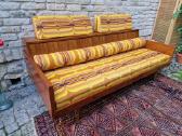 Vintažinė mid century tikmedžio sofa/lova - nuotraukos Nr. 12