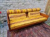 Vintažinė mid century tikmedžio sofa/lova - nuotraukos Nr. 14