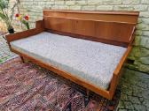 Vintažinė mid century tikmedžio sofa/lova - nuotraukos Nr. 18