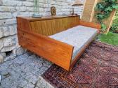 Vintažinė mid century tikmedžio sofa/lova - nuotraukos Nr. 23