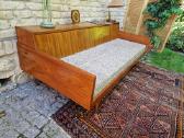Vintažinė mid century tikmedžio sofa/lova - nuotraukos Nr. 27