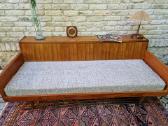 Vintažinė mid century tikmedžio sofa/lova - nuotraukos Nr. 29