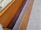 Vintažinė mid century tikmedžio sofa/lova - nuotraukos Nr. 31
