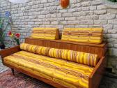 Vintažinė mid century tikmedžio sofa/lova - nuotraukos Nr. 33