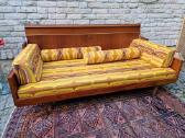 Vintažinė mid century tikmedžio sofa/lova - nuotraukos Nr. 34