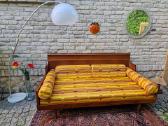 Vintažinė mid century tikmedžio sofa/lova - nuotraukos Nr. 37