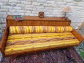 Vintažinė mid century tikmedžio sofa/lova - nuotraukos Nr. 38