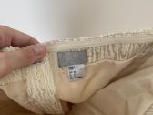 H&m kreminė auksinė proginė suknelė be petnešėlių - nuotraukos Nr. 5