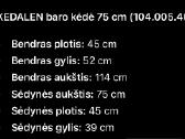Ekedalen baro stalas ir 4 kėdės - nuotraukos Nr. 8
