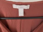 H&m rūdžių/plytų spalvos raukta mini suknelė XS - nuotraukos Nr. 2