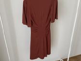 H&m rūdžių/plytų spalvos raukta mini suknelė XS - nuotraukos Nr. 3
