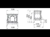 Norvegiška ketaus krosnelė Jotul F100 - nuotraukos Nr. 9