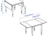 Ikea virtuvinis stalas (sulankstomas) - nuotraukos Nr. 7