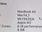 MacBook Air M2 - nuotraukos Nr. 9