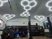 Modernus LED šviestuvas Hexagon - nuotraukos Nr. 3