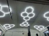 Modernus LED šviestuvas Hexagon - nuotraukos Nr. 4