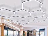 Modernus LED šviestuvas Hexagon - nuotraukos Nr. 11
