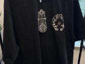 Chrome Hearts juodi marškinėliai su kryžių dekoru - nuotraukos Nr. 3