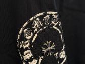 Chrome Hearts juodi marškinėliai su kryžių dekoru - nuotraukos Nr. 4