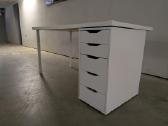 Ikea rašomasis stalas su Alex komoda (5 stalčiai) - nuotraukos Nr. 3