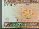 50 litų Jonas Basanavičius 2003 metai - nuotraukos Nr. 2