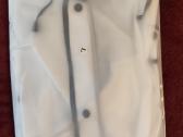 Naujas permatomas lietpaltis baltas L dydis - nuotraukos Nr. 7