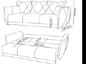 Nauja geros kokybės sofa lova - nuotraukos Nr. 2