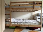 Ikea dviaukštė medinė lova Mydal - nuotraukos Nr. 2
