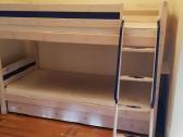 Medinė dviaukštė Ikea Ribba lova su stalčiais - nuotraukos Nr. 2
