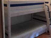 Medinė dviaukštė Ikea Ribba lova su stalčiais - nuotraukos Nr. 3