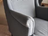 Du pilki Ikea foteliai (krėslai) geros būklės - nuotraukos Nr. 2