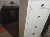 Ikea Hemnes balta komoda, 5 stalčių, 1305739 cm - nuotraukos Nr. 4