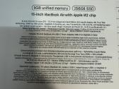 MacBook Air 15 M2 256gb - nuotraukos Nr. 6