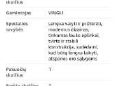 Vingli sulankstomas stalas ir kėdės - nuotraukos Nr. 6