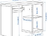 Ikea Kallax rašomasis stalas - nuotraukos Nr. 2
