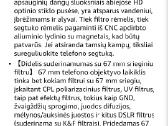 Neewer 67mm objektyvo filtras - nuotraukos Nr. 5