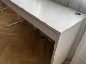 Ikea - Micke. Rašomasis stalas, balta, 142x50. - nuotraukos Nr. 2