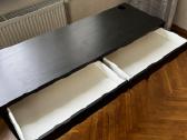 Ikea-micke. Rašomasis stalas, juodas, 142x50. - nuotraukos Nr. 4