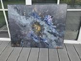 Rankų darbo paveikslas 70x90cm - nuotraukos Nr. 2